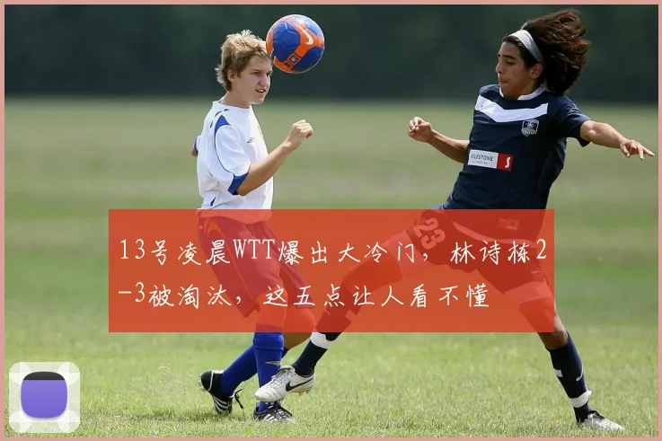 13号凌晨WTT爆出大冷门,林诗栋2-3被淘汰,这五点让人看不懂