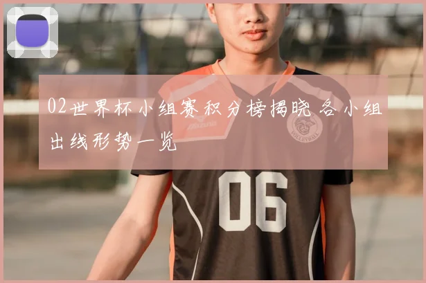 02世界杯小组赛积分榜揭晓 各小组出线形势一览